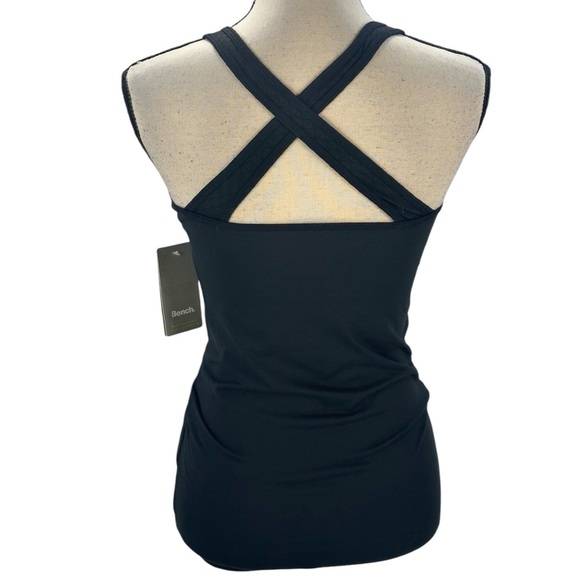 Bench Sleeveless Cross Back Long Tank Top - Black - size Small - Picture 3 of 10